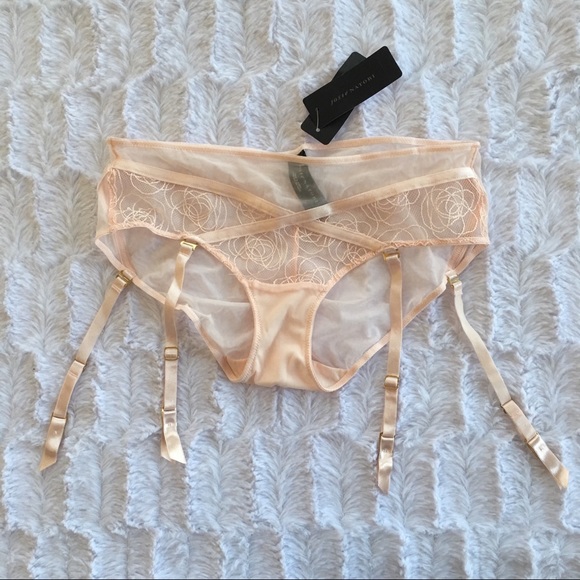 Natori Other - [Josie Natori] Sheer Panty with Thigh High Clips